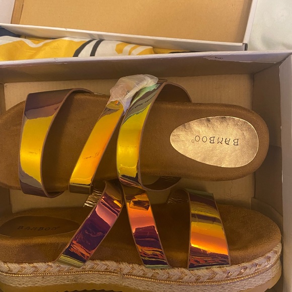 3 Strap Espadrilles Platform Sandal - Picture 5 of 5